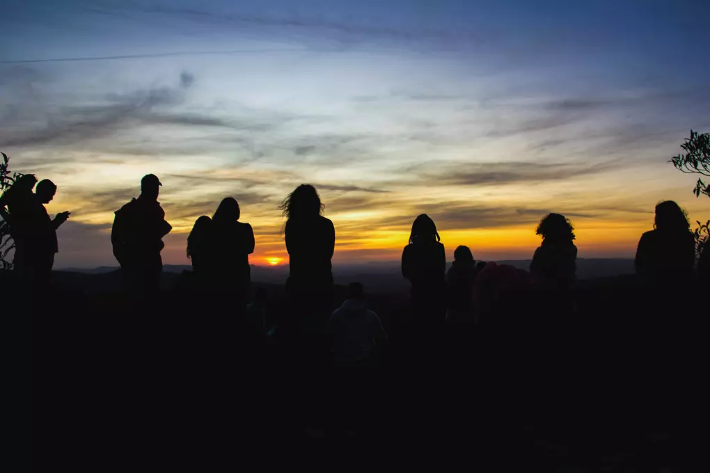 Por do sol na Chapada das Perdizes