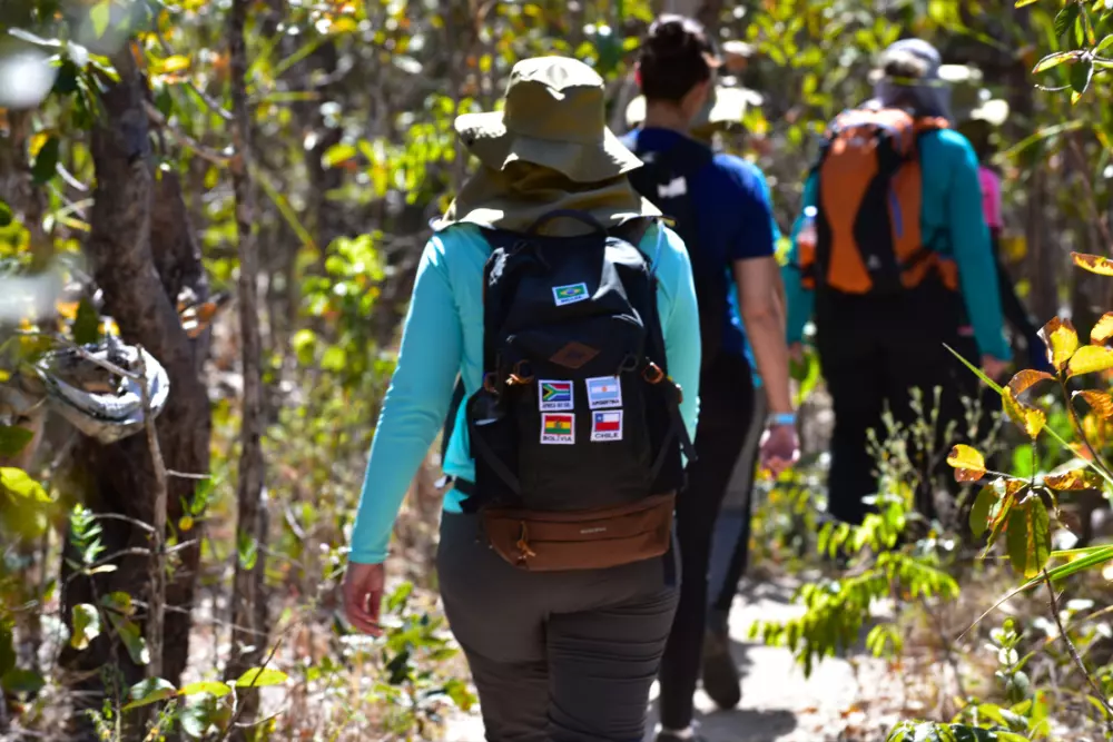 Trilha na Chapada dos Veadeiros